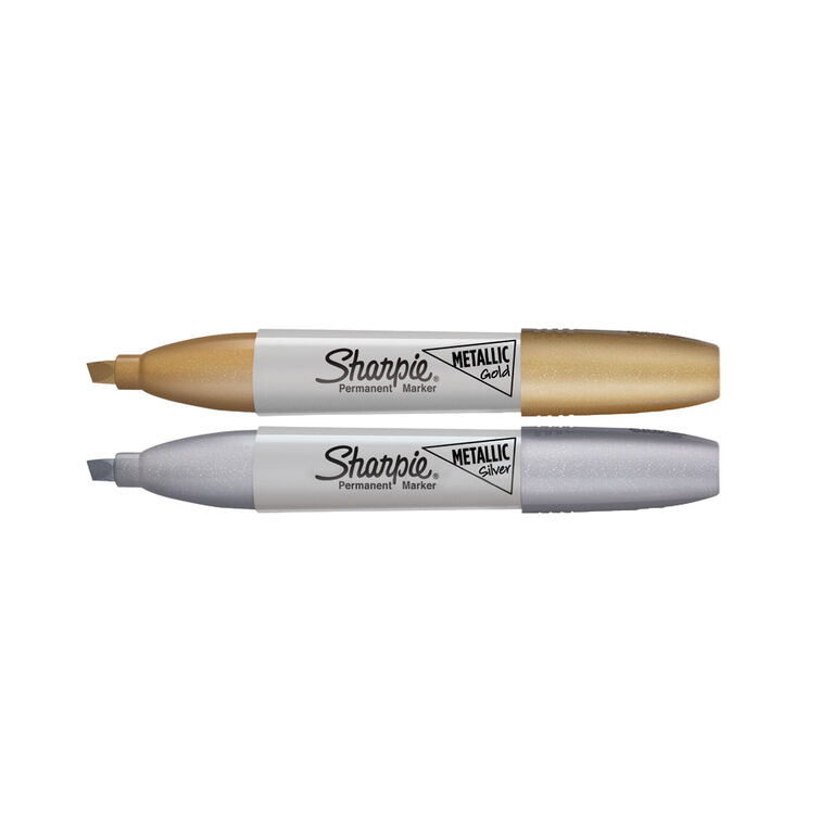 Sharpie Metallic Chisel - Gold/Silver