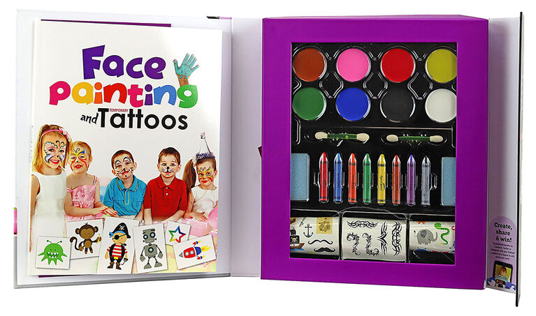 SpiceBox Children's Activity Kits for Kids Face Painting and Tattoos - English Edition