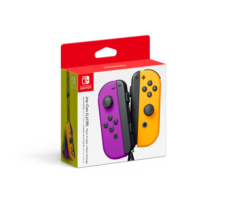 Joy-Con (L)/(R) - Neon Purple/Neon Orange