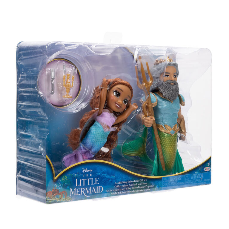 Little Mermaid Live Action Ariel and King Triton Petite Gift Set