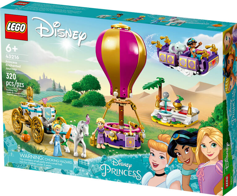 LEGO  Disney Le voyage enchanté de la princesse 43216 Ensemble de jeu de construction (320 pièces)