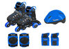 Chicago Skates Adjustable Blue Rollerblade Combo Set Size - 1-4