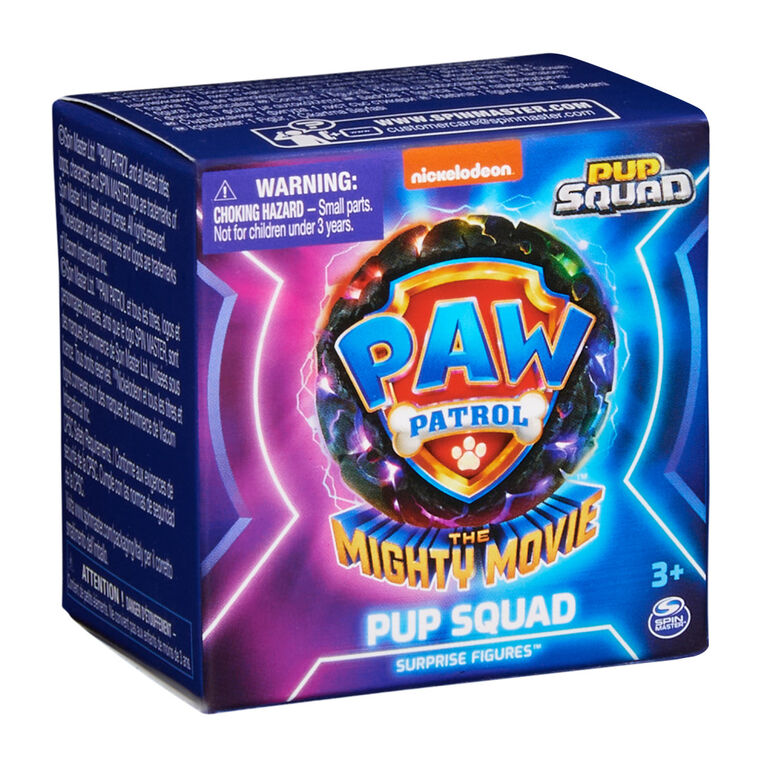 PAW Patrol: The Mighty Movie, Pup Squad Figures, Mighty Pups Rocky, Collectible PAW Patrol Figures
