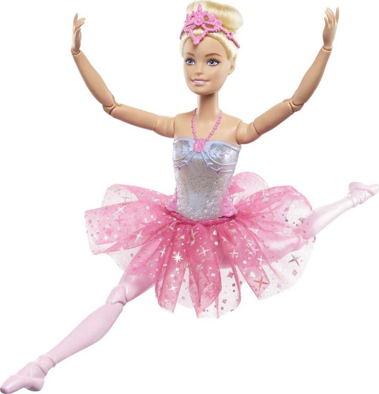 Poupée Barbie- Poupée Ballerine blonde - Lumières magiques