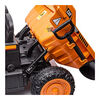 KidsVip 12V Construction Dump Truck w/ RC- Orange - English Edition