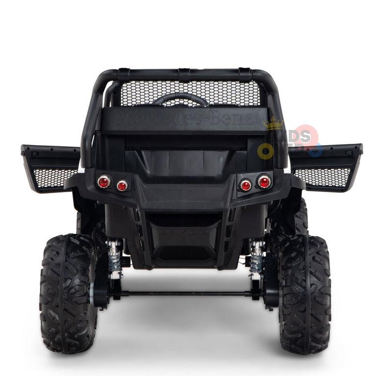 12V Mercedes Unimog 4WD Ride On - White - English Edition