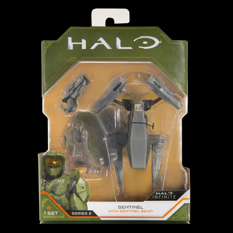 Halo world of halo series 2 sentinel with sentinel beam