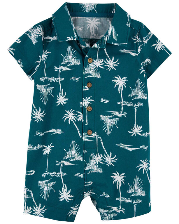 Carter's Palm Tree Cotton Romper | Babies R Us Canada