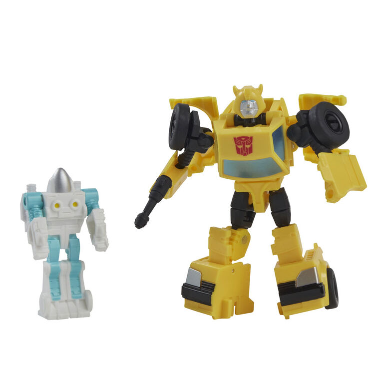 Transformers Buzzworthy Bumblebee War for Cybertron Core Bumblebee & Spike Witwicky 2-Pack