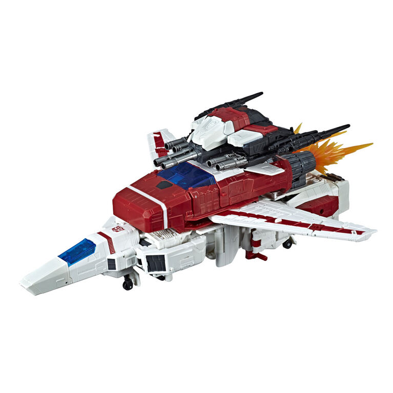 Transformers Generations War for Cybertron, figurine Jetfire WFC-S28 classe commandant.