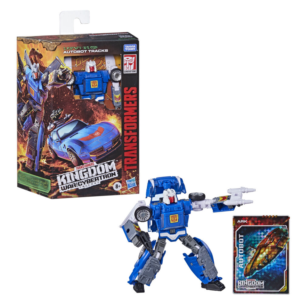 Transformers Toys Generations War for Cybertron: Kingdom Deluxe WFC-K26 Autobot Tracks Action Figure