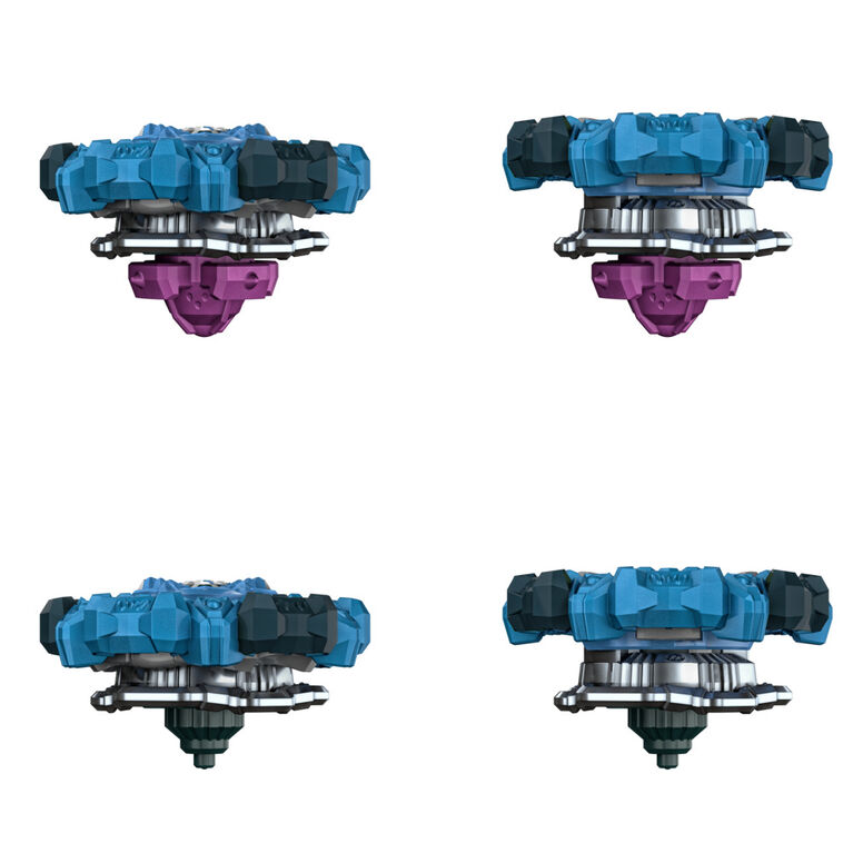 Beyblade Burst QuadDrive Salvage Valtryek Rashad V7 and Gilded Nemesis N7 Spinning Top Dual Pack