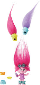 DreamWorks Trolls Band Together - Petite poupée - Hair Pops- Poppy