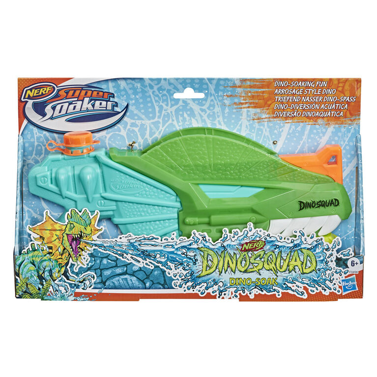 Nerf Super Soaker DinoSquad, blaster à eau Dino-Soak à pompe