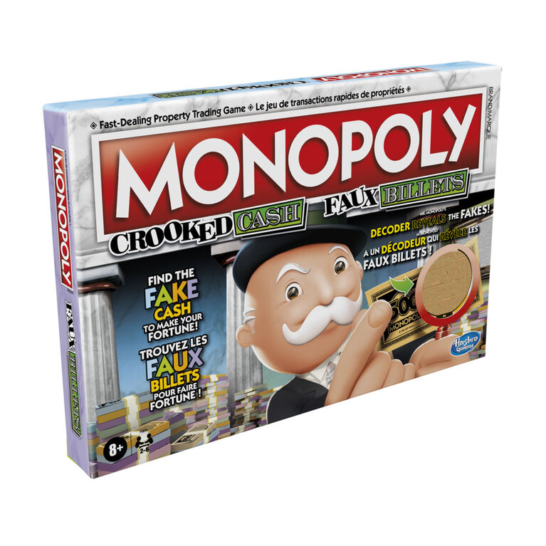 Monopoly Crooked Cash Board Game For Families