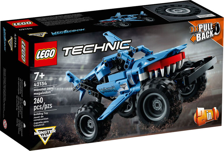 LEGO Technic Monster Jam Megalodon 42134 Model Building Kit (260 Pieces)