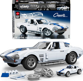 Mattel - Brick Shop - HW - Corvette Grand Sport, 918 pièces, de collect.
