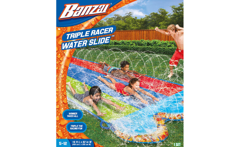 Triple Racer Water Slide