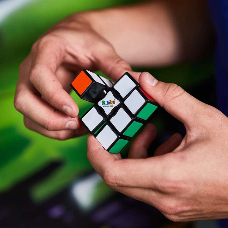 Rubik's Edge 3x3x1 Rubik's Cube for Beginners, Single Layer Puzzle Toy