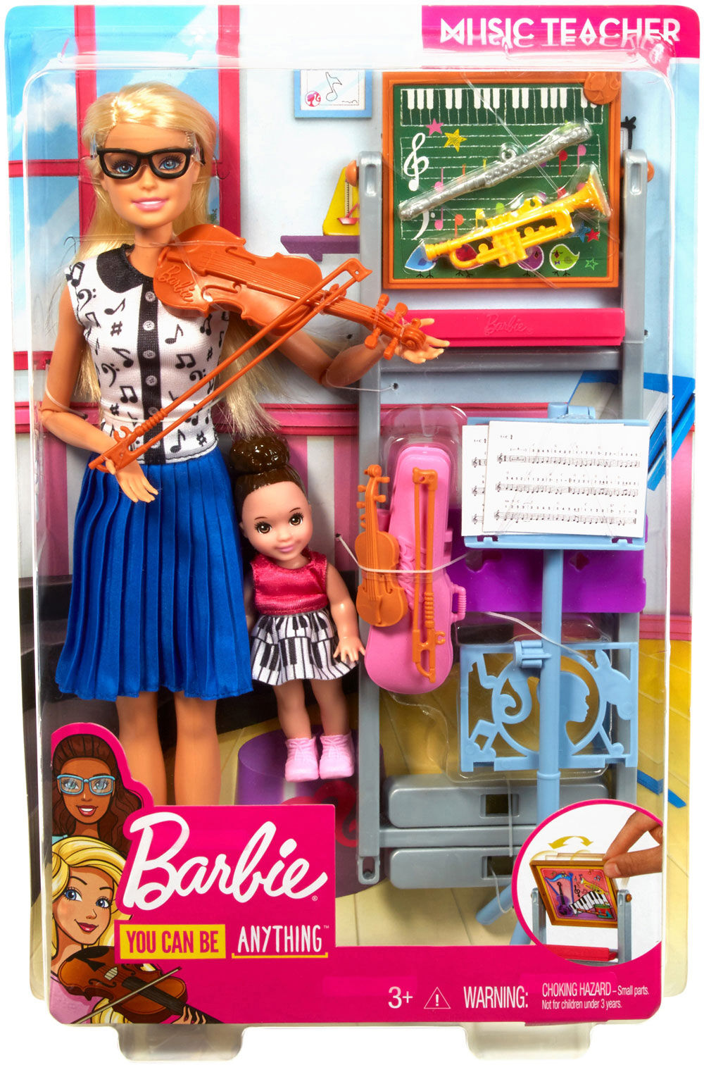 barbie musician doll and playset