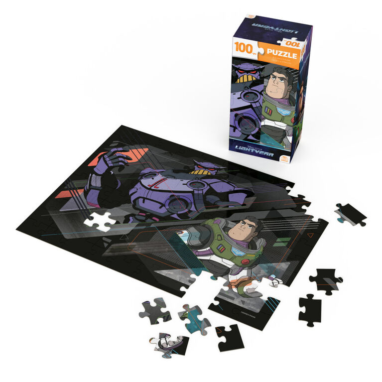 Disney Pixar Lightyear, Zurg Buzz Lightyear 100-Piece Jigsaw Puzzle