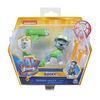 PAW Patrol, Movie Collectible Rocky Action Figure with Clip-on Backpack and 2 Projectiles