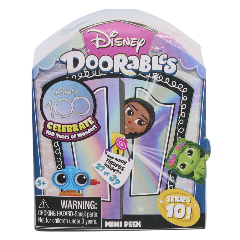 NOUVELLE Série 10 Mini Peek de Disney Doorables, Figurines en Pochette Surprise à Collectionner, Les Styles Peuvent Varier