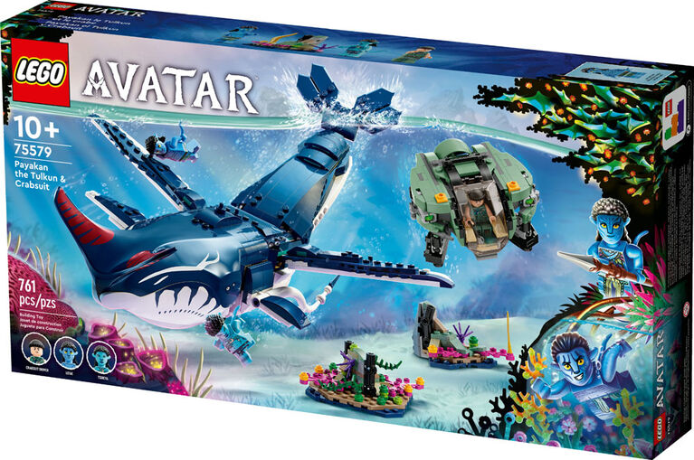 LEGO Avatar Payakan the Tulkun and Crabsuit 75579 Building Toy Set (761 Pieces)