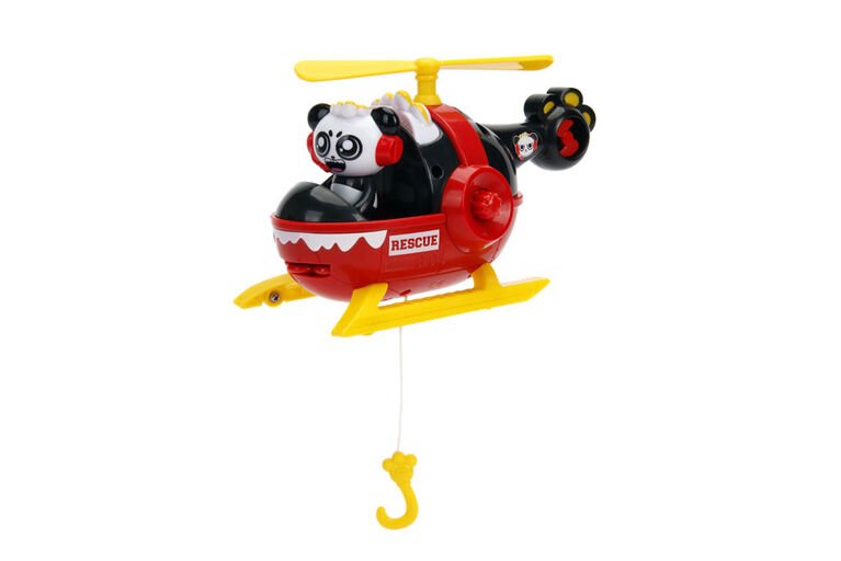 Ryan's World 6 Rescue Helicopter with Combo Panda