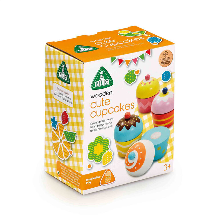 Early Learning Centre Wooden Cute Cupcakes - Édition anglaise - Notre exclusivité