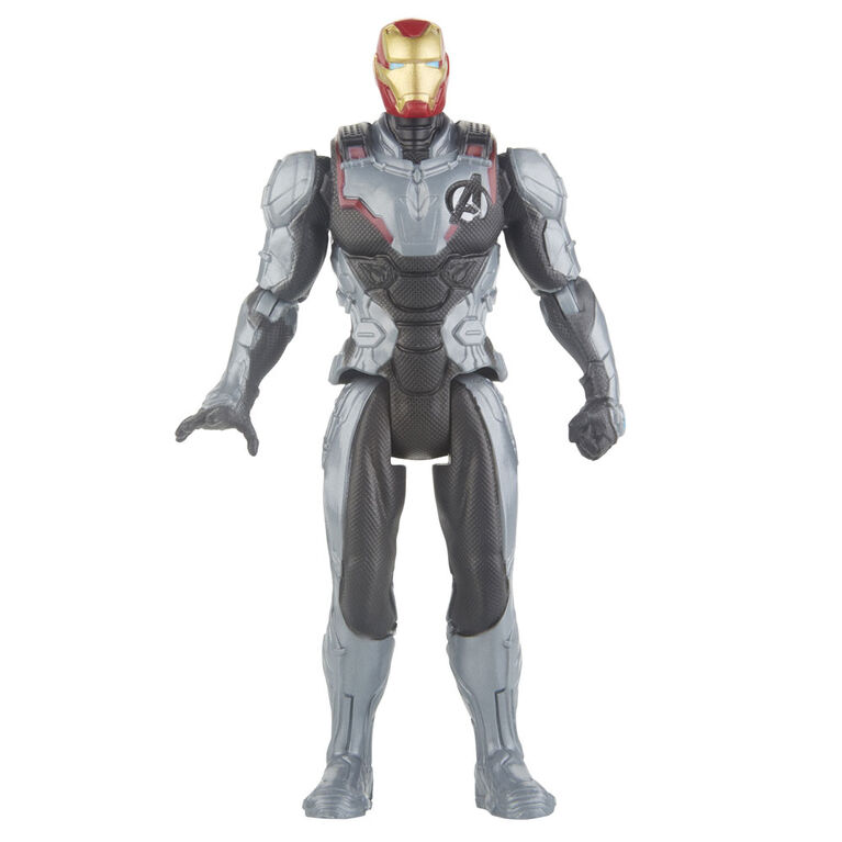 Marvel Avengers : Phase finale - Figurine Iron Man de 15 cm avec costume d'équipe.