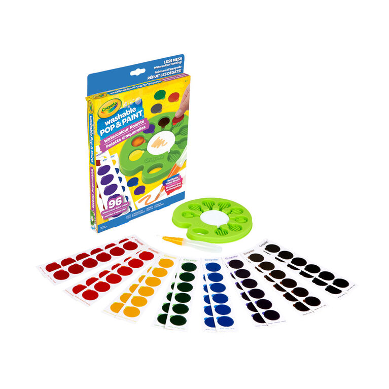 Pop Paint Washable Watercolour Palette