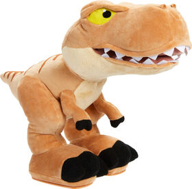 Jurassic World Tyrannosaurus T Rex Plush Dinosaur Soft Toy with Chomp and Sound