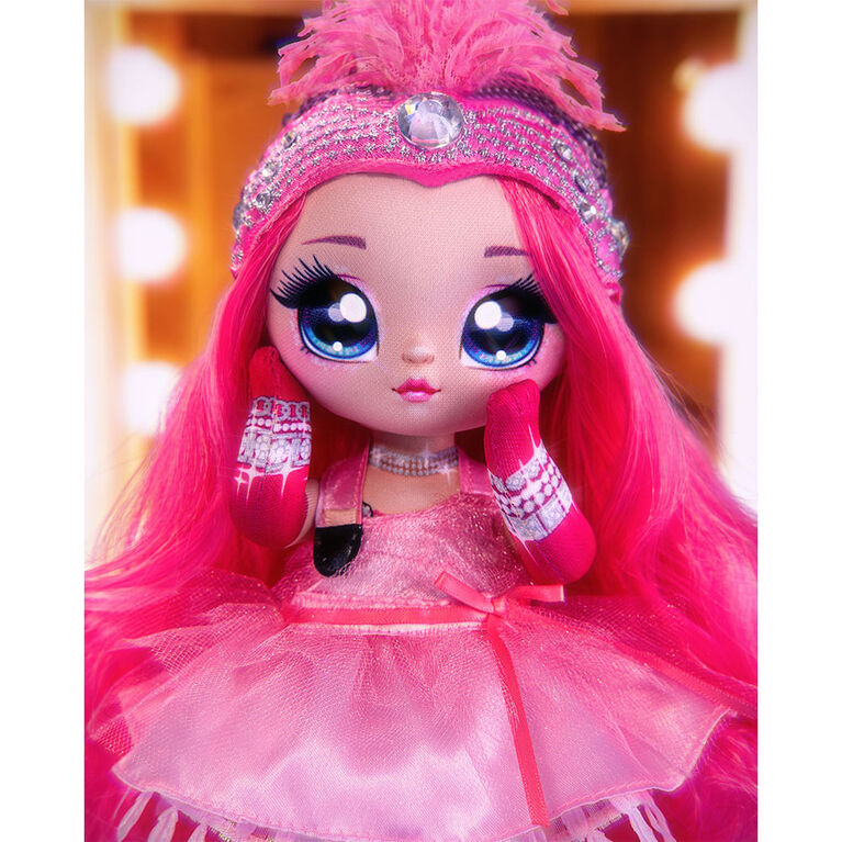 Poupée-mannequin adolescente Na! Na! Na! Surprise : Coco Von Sparkle, poupée de 11 po en tissu doux, inspirée d'un flamant