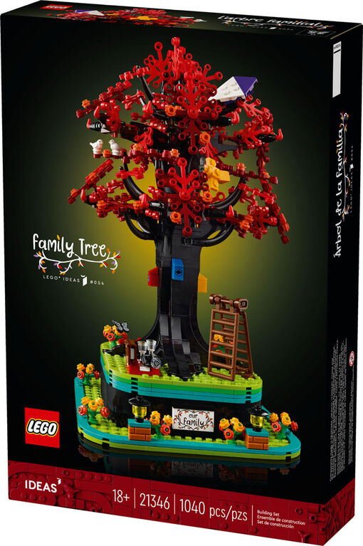 LEGO Ideas Family Tree Home Décor Building Set for Adults 21346