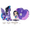 Hatchimals Pixies Riders, Coffret Hatchimal avec fée Black Glitter Lily et sa monture Seastallion au caractéristique mystère