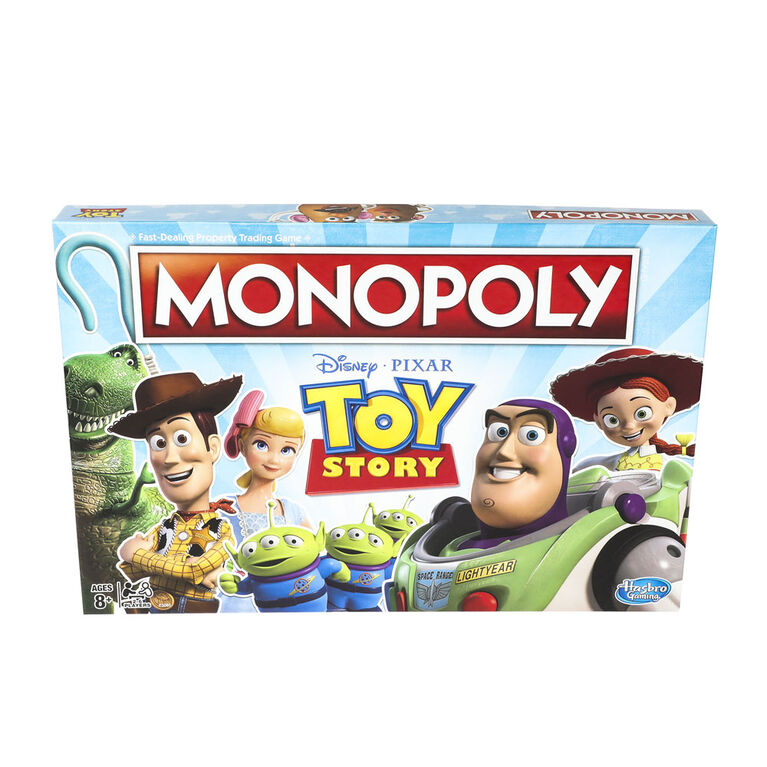 Jeu de plateau Monopoly Histoire de jouets