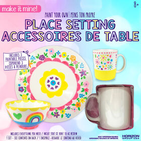 Make It Mine Paint Own Place Setting