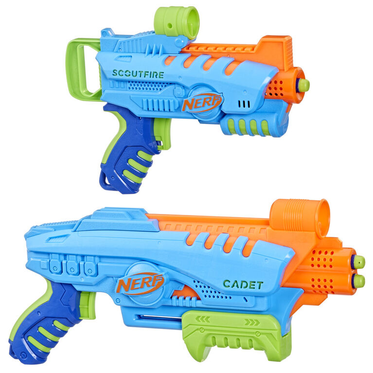 NERF Elite Junior Explorer Easy-Play Toy Foam Blaster, 8 Darts for Kids  Outdoor Games, Ages 6 & Up