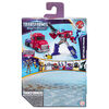 Transformers EarthSpark, figurine Optimus Prime classe Deluxe de 12,5 cm, jouet robot