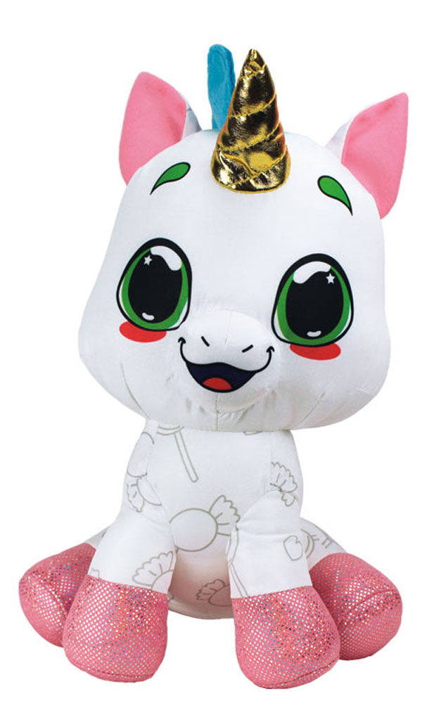 Crayola 10 Deluxe Color N Plush Unicorn