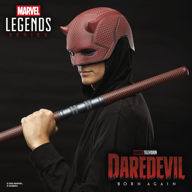 Marvel Legends Series Daredevil: Born Again Premium Roleplay Mask and Billy Club Marvel Legends Series Daredevil: Born Again Premium Roleplay Mask and Billy Club