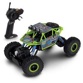 NKOK 2,4 GHz RealTree R/C Rock Crawler (bordure - bleu)
