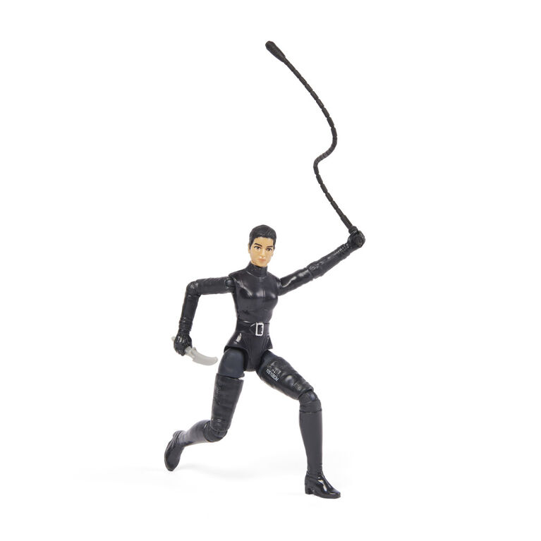 DC Comics, Batman 4-inch Selina Kyle Action Figure with 3 Accessories and Mystery Card