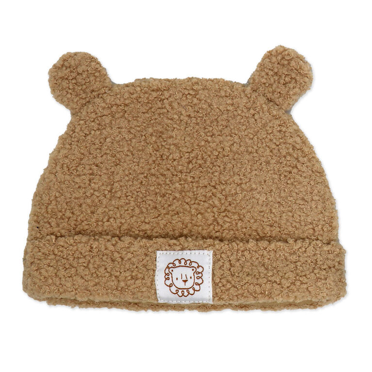 Baby Mode Ensemble pull Sherpa 3 pi&egrave;ces : Lion marron