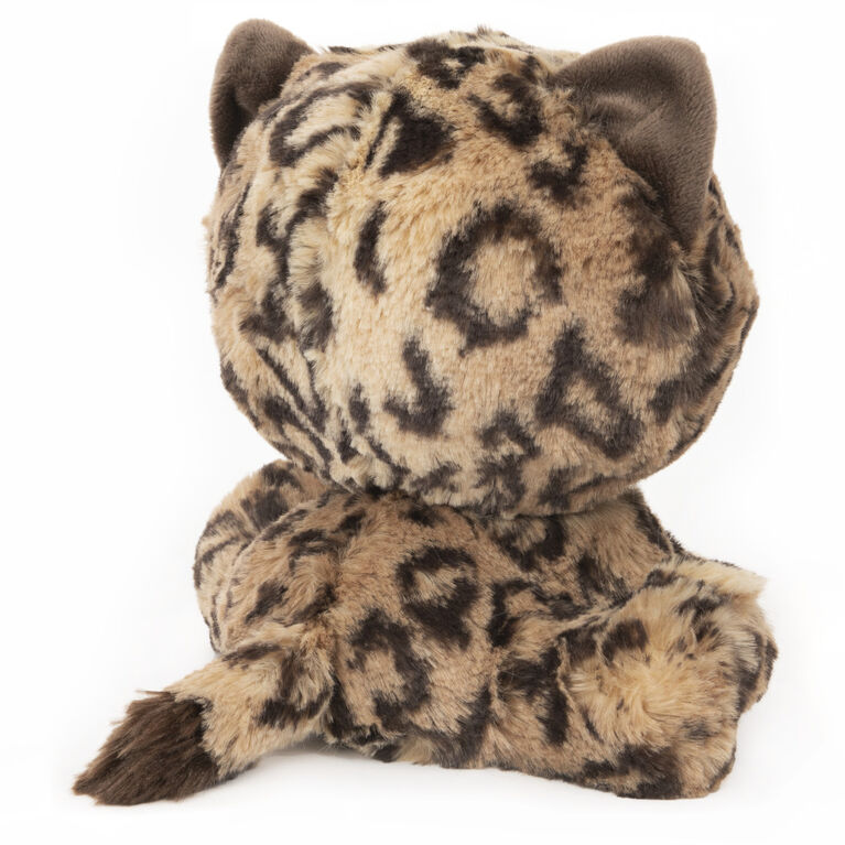 GUND P.Lushes Designer Fashion Pets Sadie Spotson Leopard Premium Stuffed Animal, Black and Pink, 6"