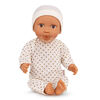 Babi Baby Doll (Medium) - Brown Eyes and Ivory Hat 14-inch Baby Doll, Ivory Outfit