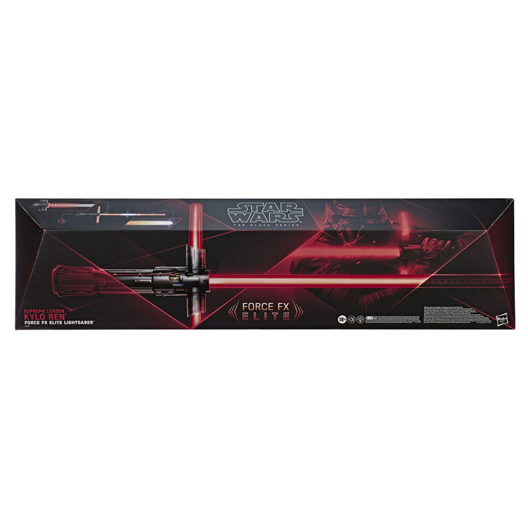 Star Wars The Black Series, sabre laser Force FX Elite du Suprême Leader Kylo Ren