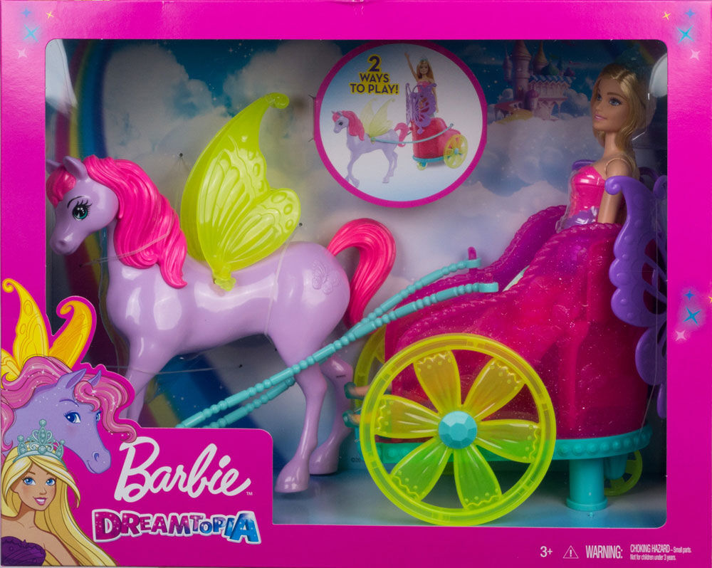 barbie dreamtopia princess carriage