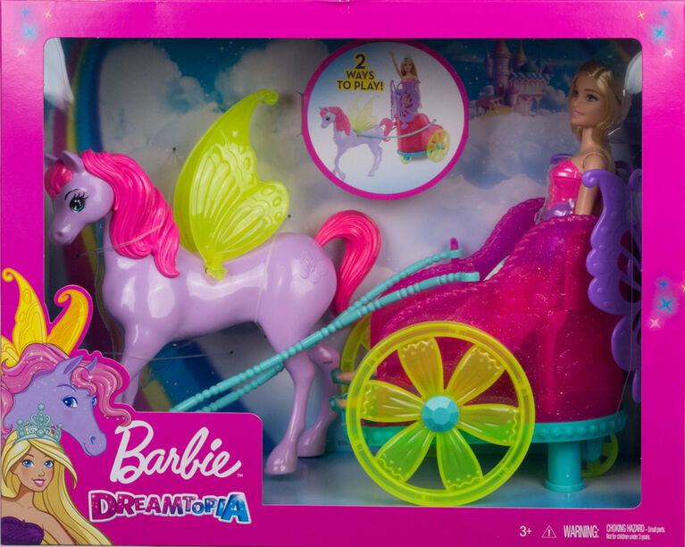 Barbie - Dreamtopia - Princesse, Pegase et char